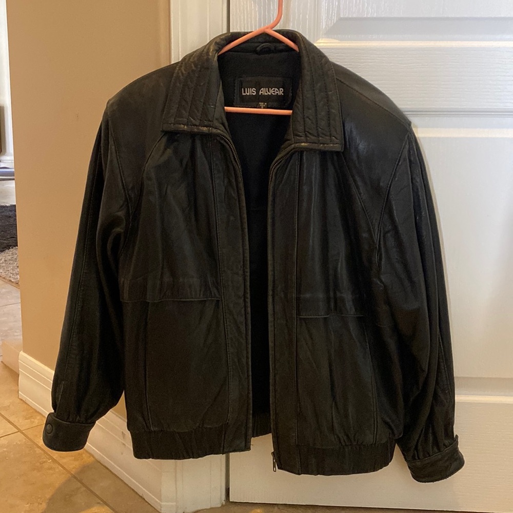 Vintage 1990's Luis Alvear Women's Leather Jacket